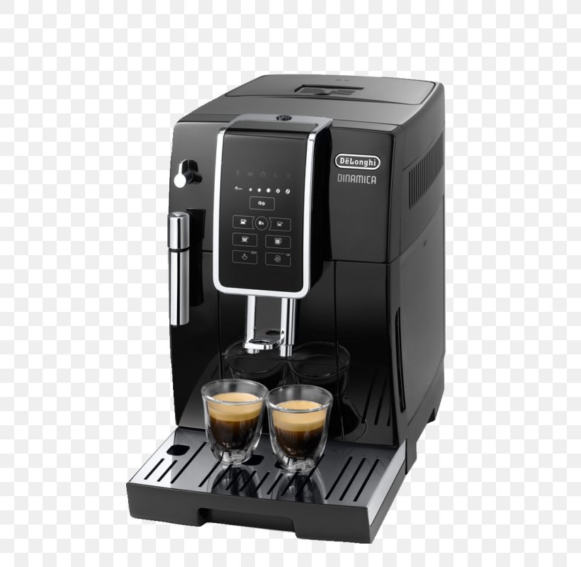 Coffeemaker Espresso Machines De'Longhi DINAMICA ECAM 350.55, PNG, 800x800px, Coffee, Coffeemaker, Drip Coffee Maker, Espresso Machine, Espresso Machines Download Free