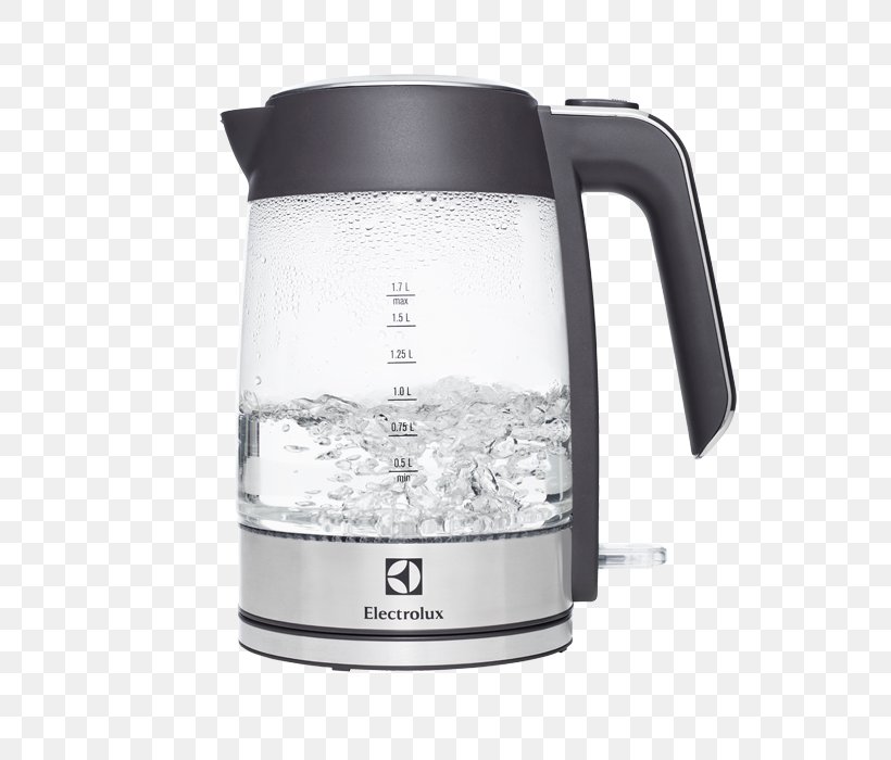 Electric Kettle Electrolux Glass Toaster, PNG, 700x700px, Electric Kettle, Blender, Coffeemaker, Cup, Electrolux Download Free
