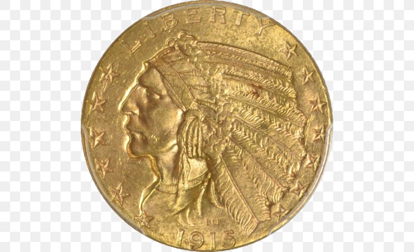 Gold Coin Indian Head Gold Pieces Half Eagle, PNG, 500x500px, Coin, Ancient History, Brass, Bronze, Bronze Medal Download Free