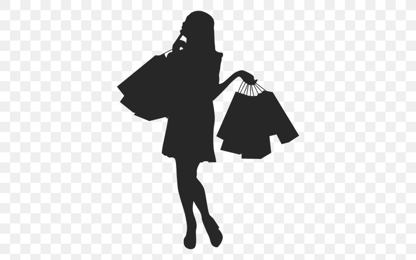 Woman Shopping Bags & Trolleys Drawing, PNG, 512x512px, Woman, Arm, Bag, Black, Black And White Download Free