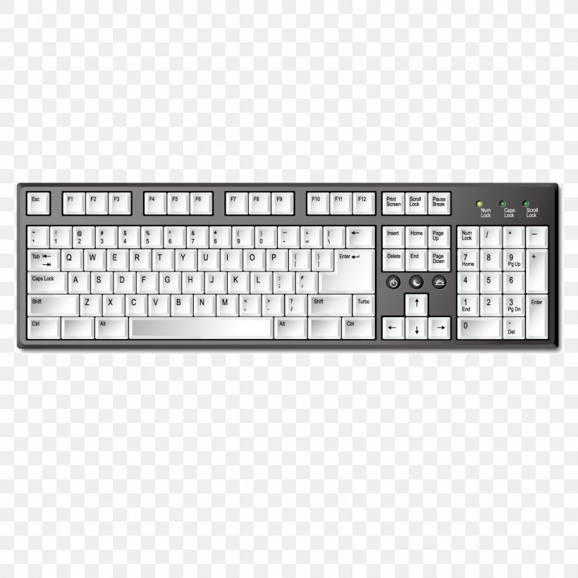 Computer Keyboard Macintosh, PNG, 1500x1500px, Computer Keyboard, Apple, Apple Keyboard, Black And White, Brand Download Free