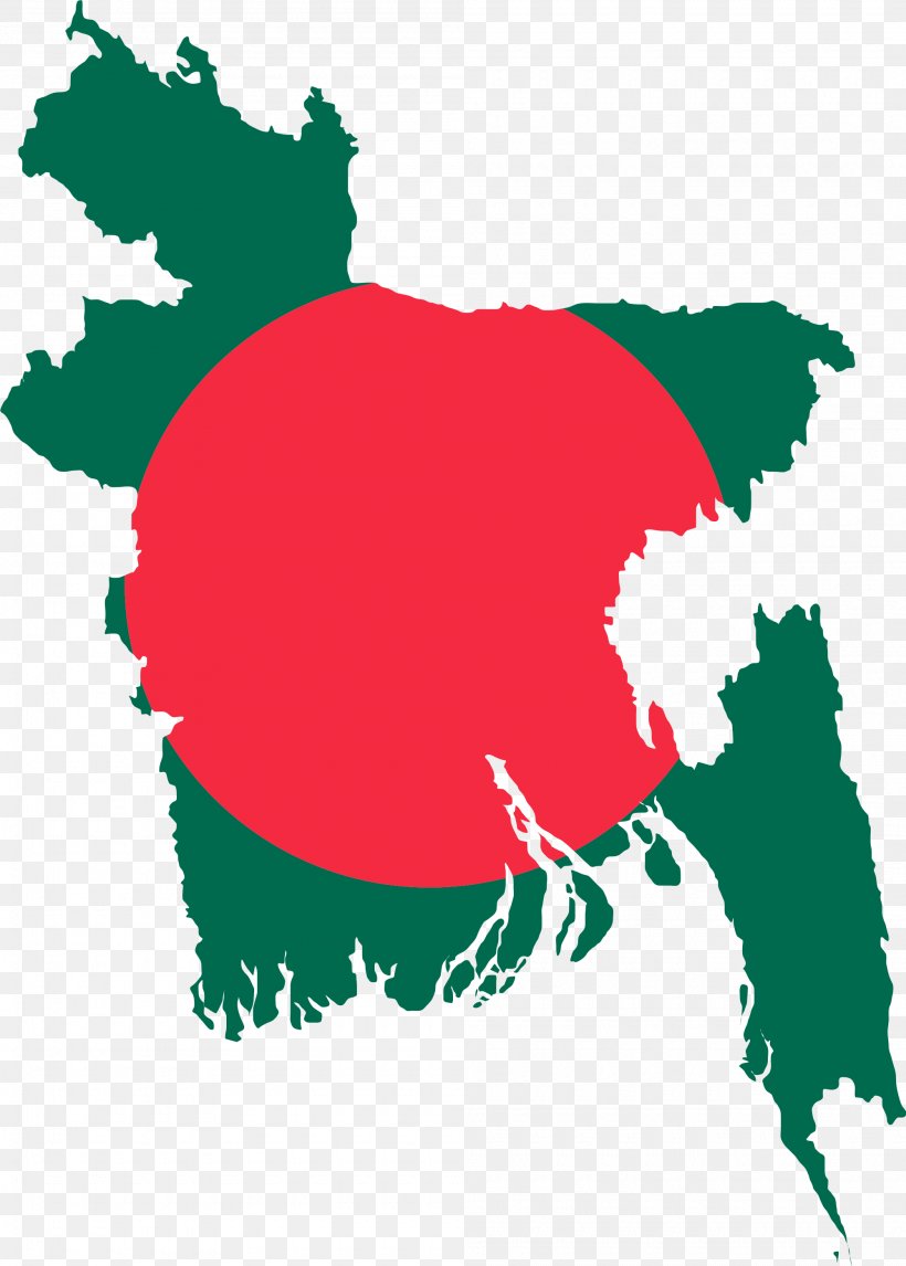 Flag Of Bangladesh Mapa Polityczna, PNG, 2000x2797px, Bangladesh, Blank Map, Flag, Flag Of Bangladesh, Geography Download Free