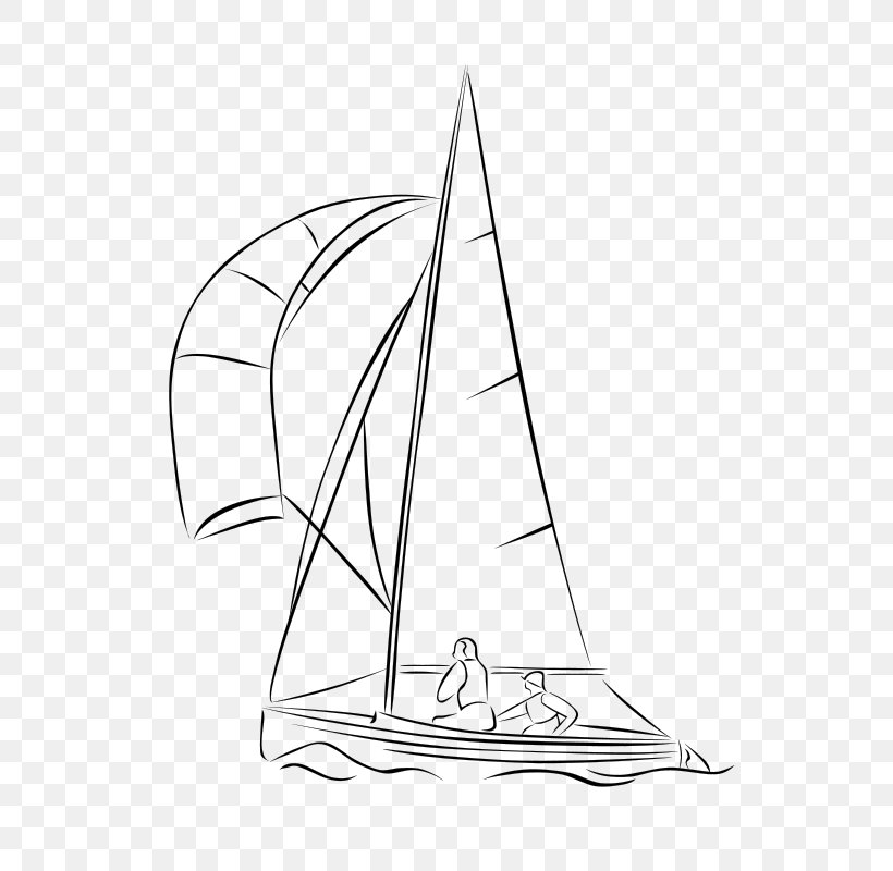 Sailing Ship Line Art Drawing, PNG, 594x800px, Sail, Area, Artwork, Black And White, Boat Download Free