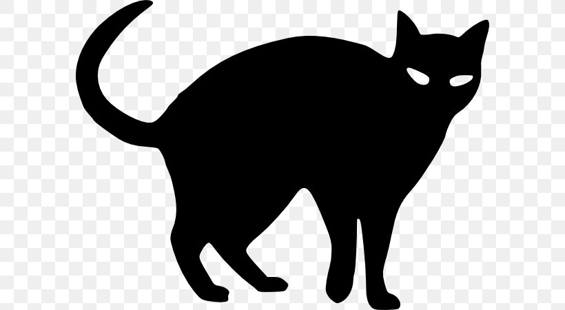 Black Cat Halloween Drawing Clip Art, PNG, 600x450px, Cat, Artwork, Black, Black And White, Black Cat Download Free