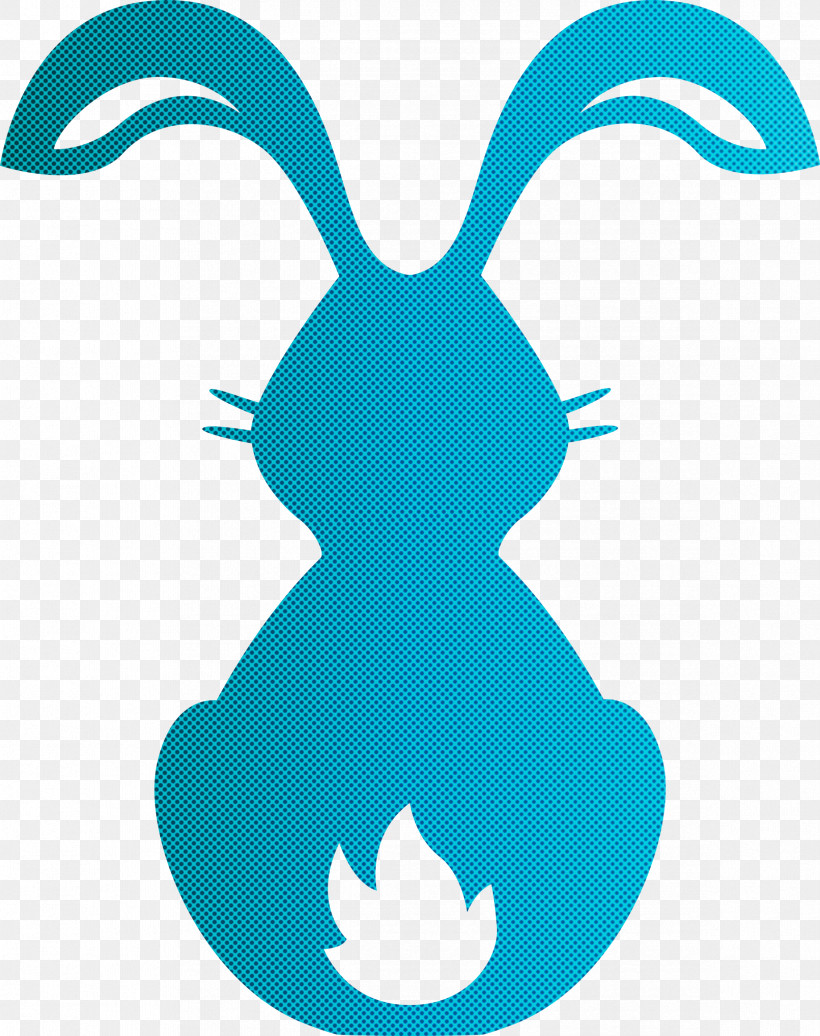 Cute Bunny Easter Day, PNG, 2373x3000px, Cute Bunny, Aqua, Easter Day, Symbol, Teal Download Free