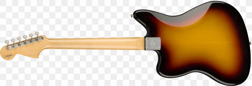 Electric Guitar Squier Fender Jaguar Fender Musical Instruments Corporation Sunburst, PNG, 2400x821px, Electric Guitar, Acoustic Electric Guitar, Acousticelectric Guitar, Fender Jaguar, Fender Jazzmaster Download Free