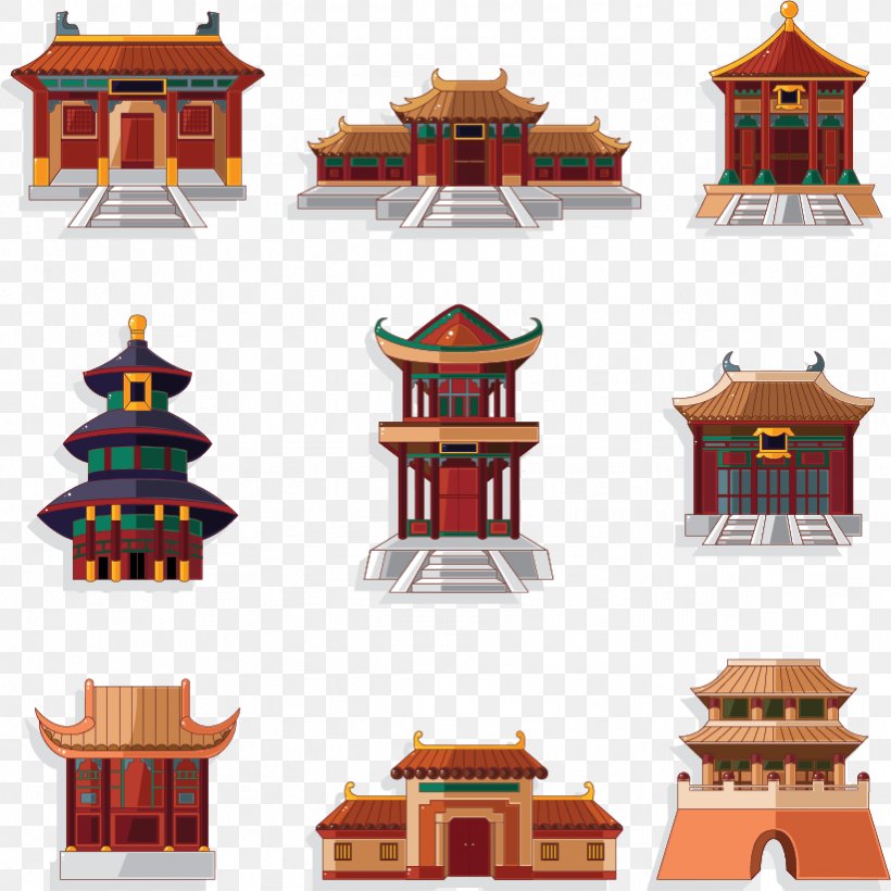 House Drawing Cartoon, PNG, 821x822px, House, Building, Cartoon, Chinese Architecture, Drawing Download Free