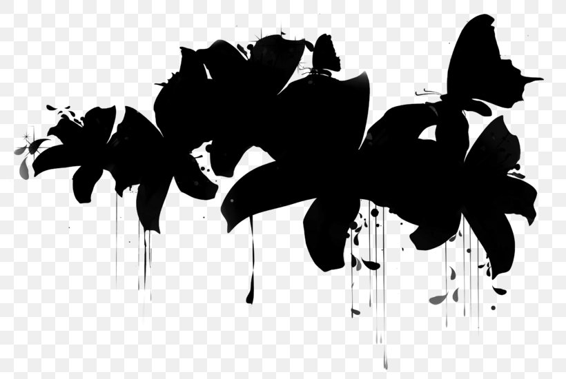 Leaf Silhouette Font Flower Tree, PNG, 800x550px, Leaf, Black M, Blackandwhite, Botany, Flower Download Free