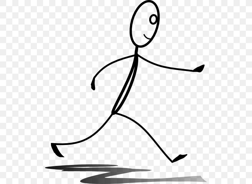 Stick Figure Running Clip Art, PNG, 528x599px, Stick Figure, Animation, Area, Artwork, Black And White Download Free