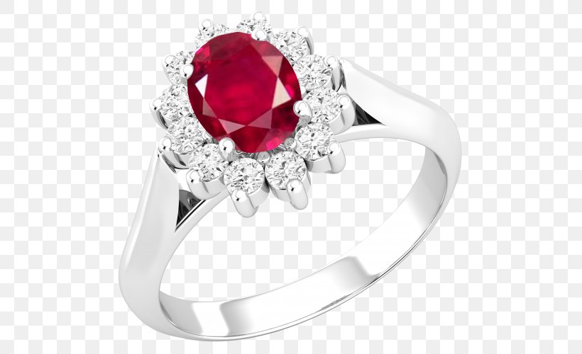 Ruby Wedding Ring Diamond Engagement Ring, PNG, 500x500px, Ruby, Birthstone, Body Jewelry, Colored Gold, Diamond Download Free