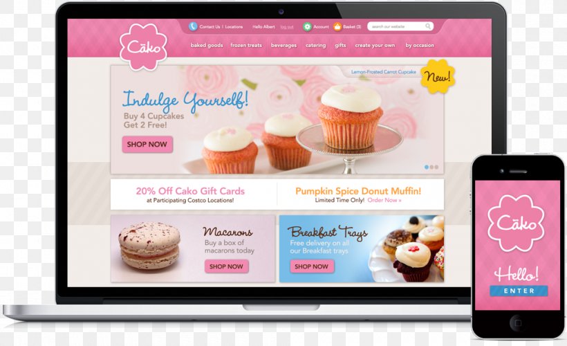 Bakery Responsive Web Design Web Development E-commerce, PNG, 1000x610px, Bakery, Brand, Business, Cake, Digital Marketing Download Free