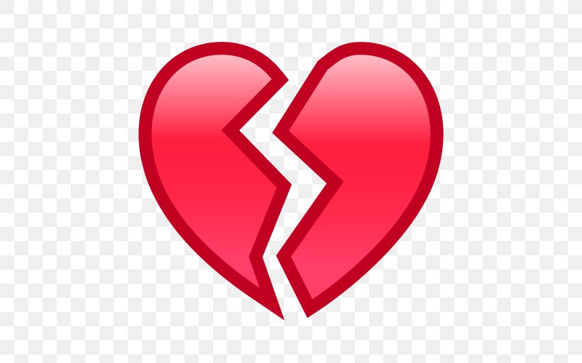 Emoji Symbol Broken Heart SMS, PNG, 512x512px, Watercolor, Cartoon, Flower, Frame, Heart Download Free