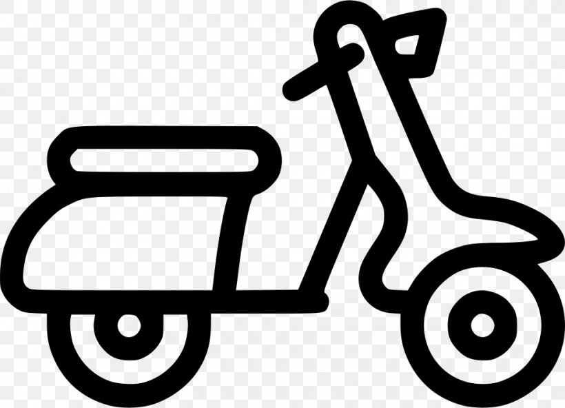 Scooter Car Transport Vehicle, PNG, 980x708px, Scooter, Area, Black And White, Brand, Car Download Free