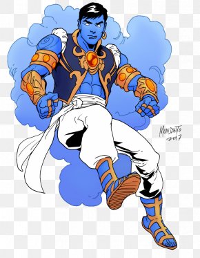 Dwayne Johnson - Jinn Marid Aladdin Clip Art PNG
