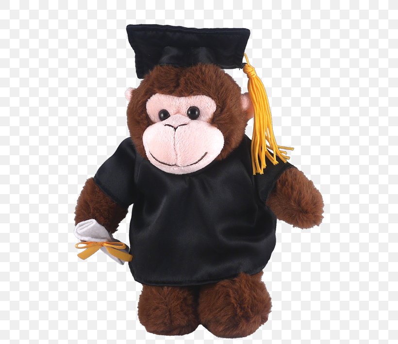 Stuffed Animals & Cuddly Toys Graduation Ceremony Sock Monkey Academic Dress, PNG, 631x709px, Stuffed Animals Cuddly Toys, Academic Dress, Graduation Ceremony, High School, Monkey Download Free