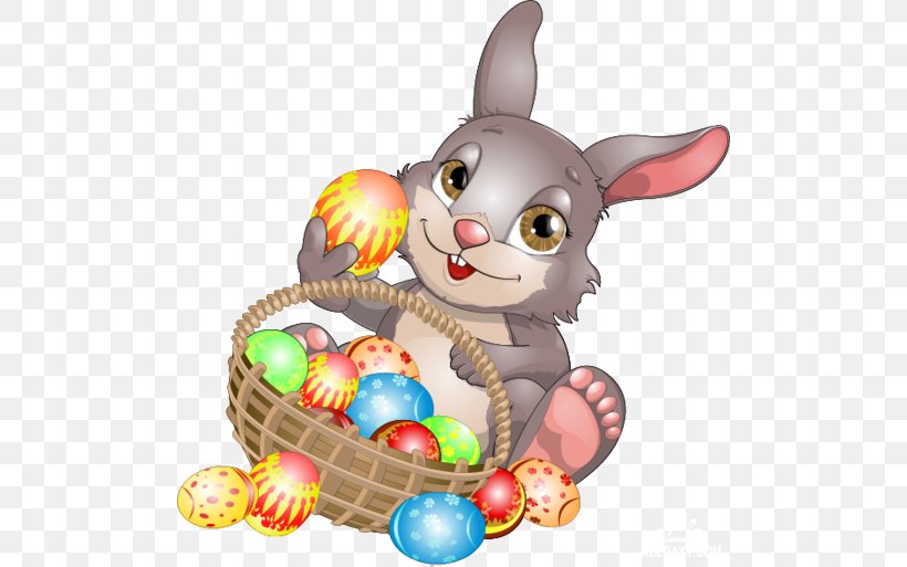 Easter Bunny Easter Egg Clip Art, PNG, 500x513px, Easter Bunny, Cat, Easter, Easter Egg, Maundy Thursday Download Free