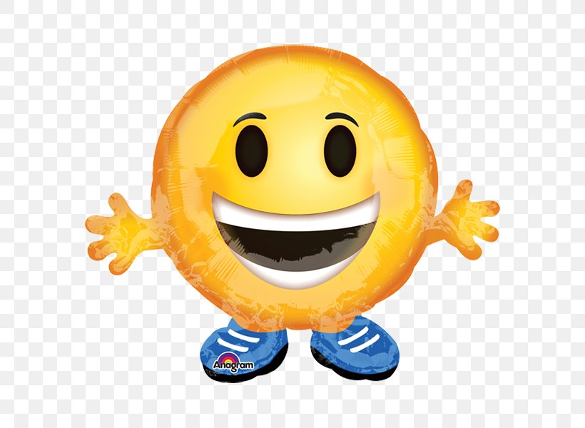Emoticon Birthday Smiley Emoji Balloon, PNG, 600x600px, Emoticon, Balloon, Birthday, Emoji, Gift Download Free