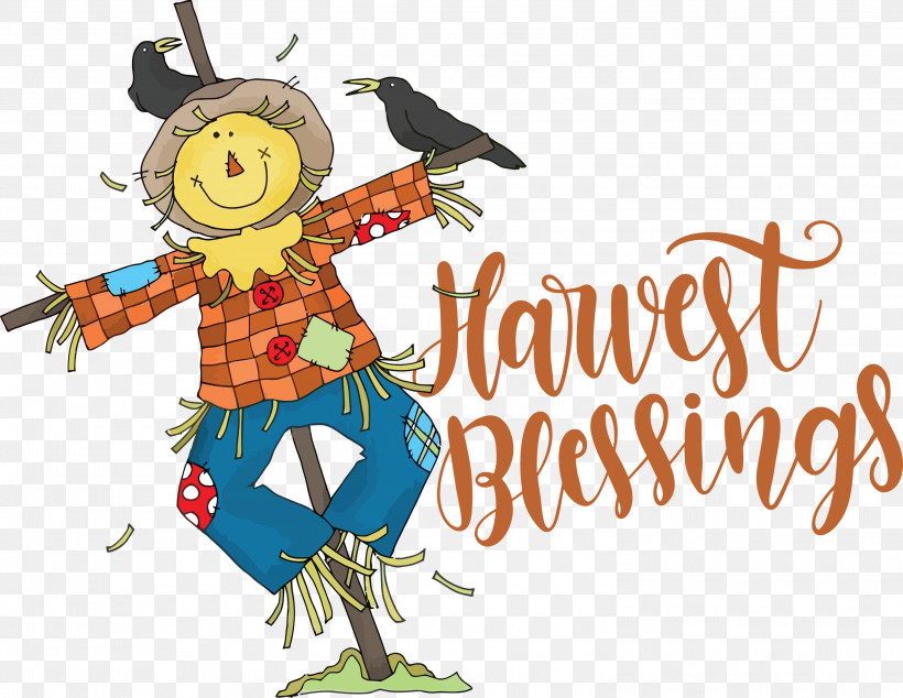 Harvest Blessings Thanksgiving Autumn, PNG, 3000x2323px, Harvest Blessings, Autumn, Cartoon, Chuseok, Drawing Download Free
