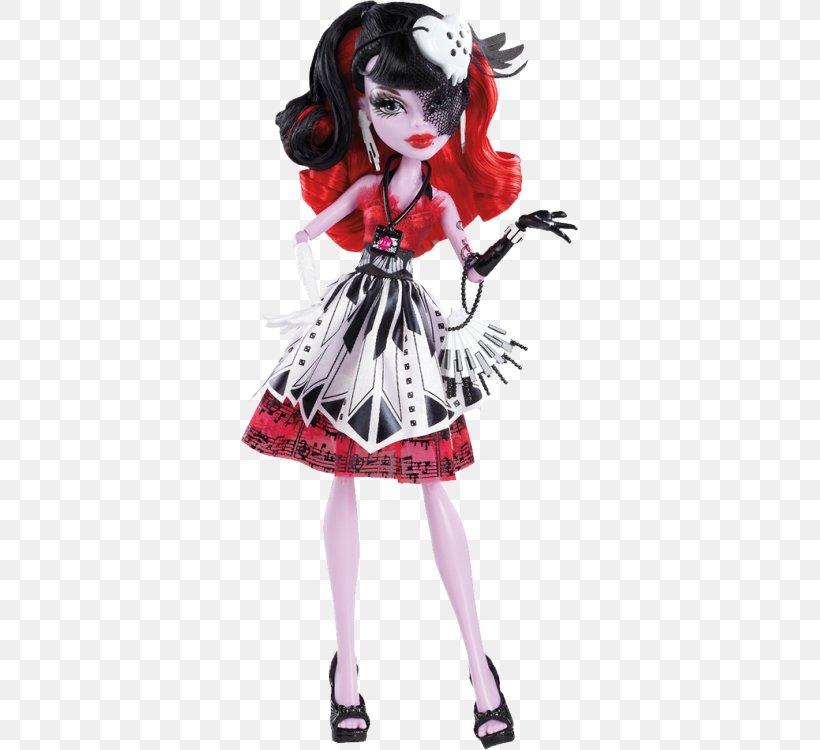 Monster High: Ghoul Spirit Doll Monster High Frights, Camera, Action! Elissabat Toy, PNG, 337x750px, Watercolor, Cartoon, Flower, Frame, Heart Download Free