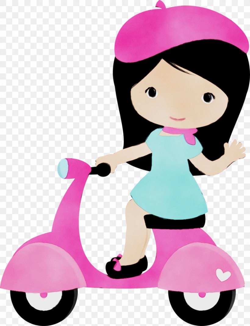 Pink Clip Art Cartoon Vehicle Mode Of Transport, PNG, 830x1080px, Watercolor, Cartoon, Mode Of Transport, Paint, Pink Download Free