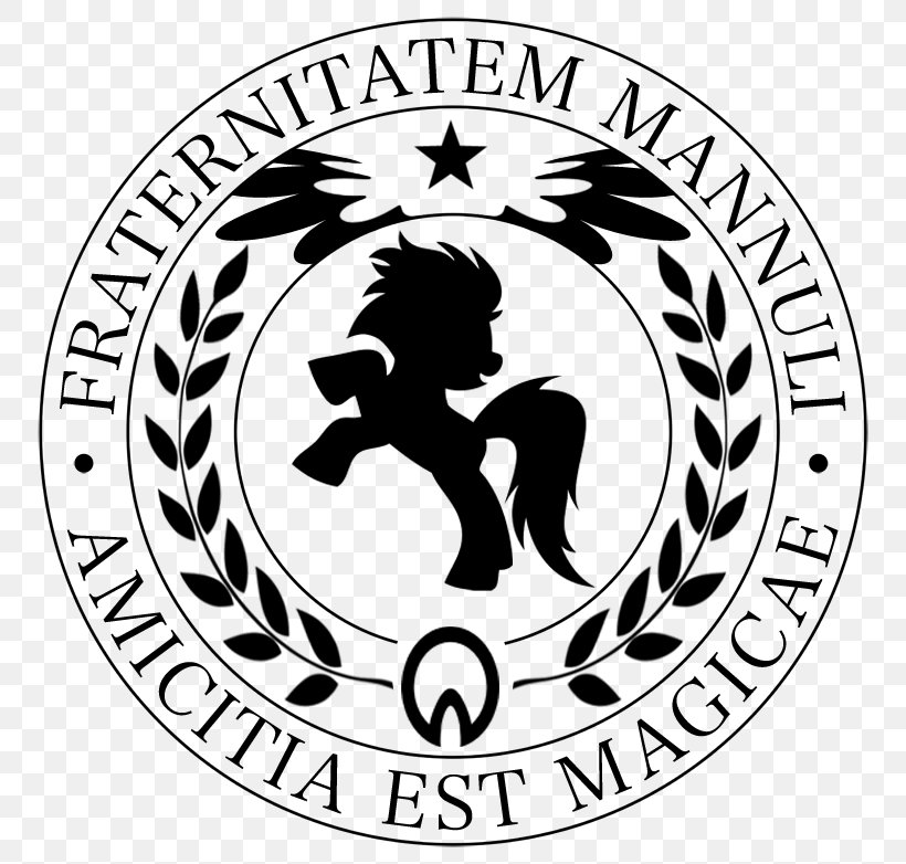 Logo Tattoo Emblem My Little Pony: Friendship Is Magic Fandom, PNG, 782x782px, Logo, Area, Art, Black And White, Brand Download Free