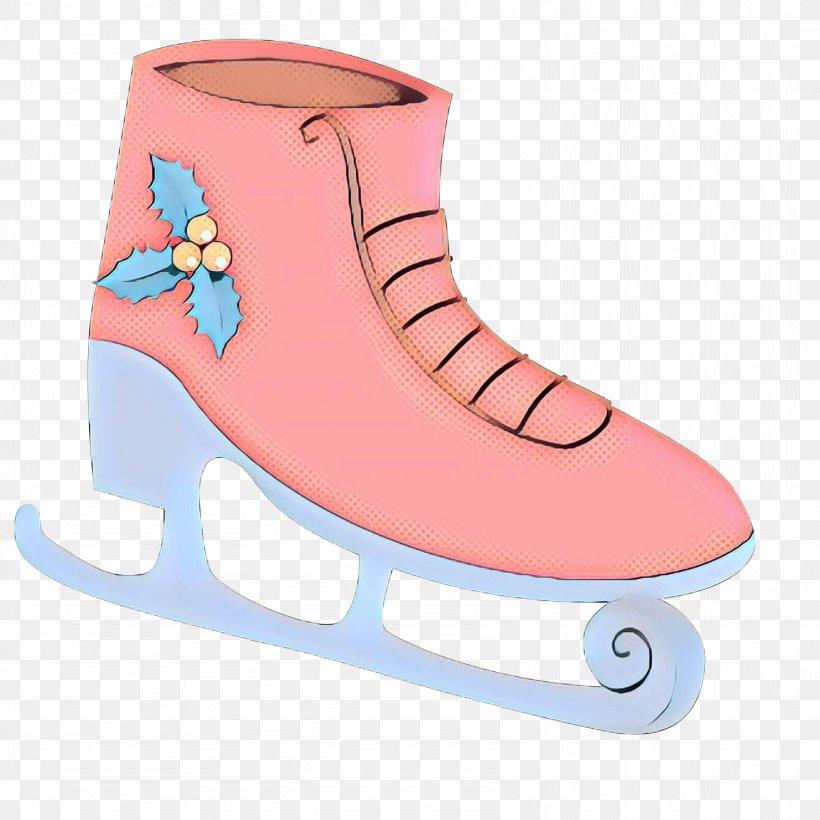 Footwear Figure Skate Roller Skates Ice Skate Pink, PNG, 1667x1667px, Pop Art, Figure Skate, Footwear, Ice Hockey Equipment, Ice Skate Download Free