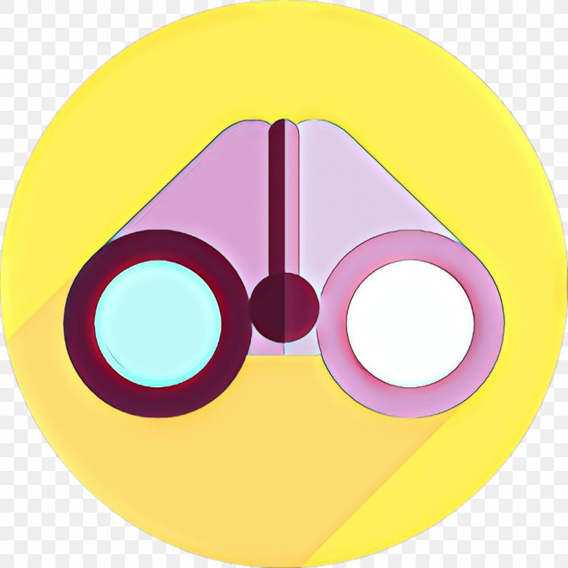 Yellow Circle Pink Nose Eye, PNG, 1024x1024px, Yellow, Circle, Eye, Nose, Pink Download Free