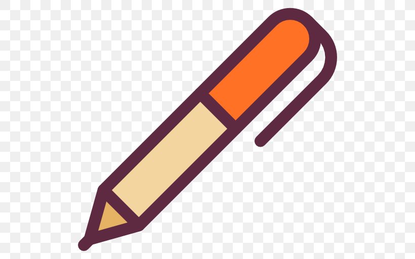 Pen, PNG, 512x512px, Pen, Fountain Pen, Office Supplies, Orange, Pencil Download Free