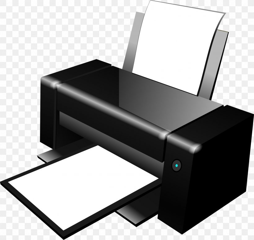 Printer Paper Inkjet Printing Clip Art, PNG, 2400x2270px, Printer, Black, Chair, Computer, Desk Download Free