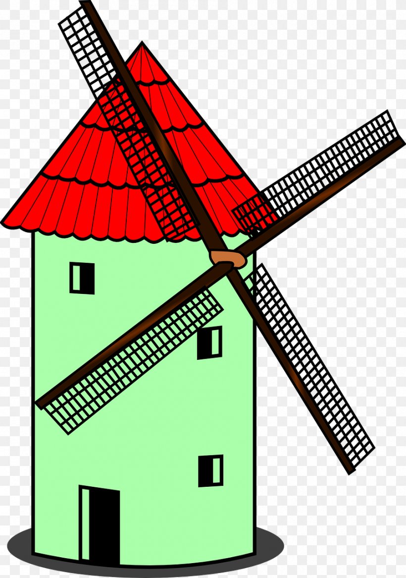 Windmill Windpump Clip Art, PNG, 900x1280px, Windmill, Area, Artwork, Energy, Facade Download Free