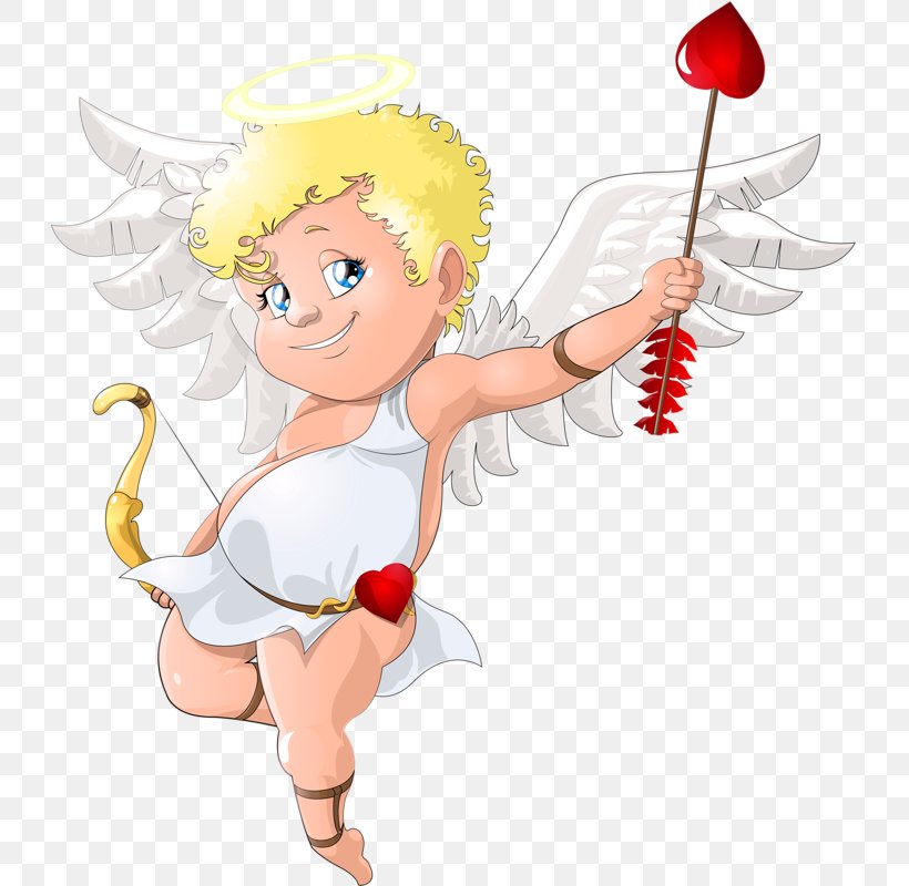 Cupid Illustration, PNG, 731x800px, Watercolor, Cartoon, Flower, Frame, Heart Download Free