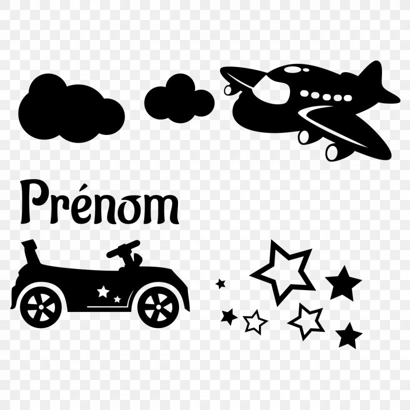 Sticker Car Wall Decal Room Paper, PNG, 1200x1200px, Sticker, Adhesive, Art, Blackandwhite, Car Download Free