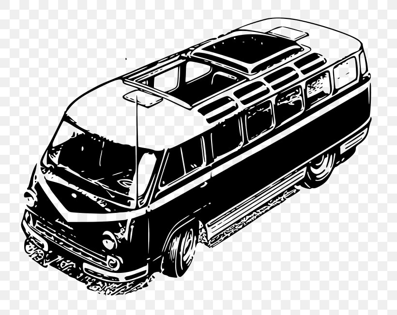 Car Van Clip Art, PNG, 800x651px, Car, Automotive Design, Automotive Exterior, Black And White, Compact Car Download Free