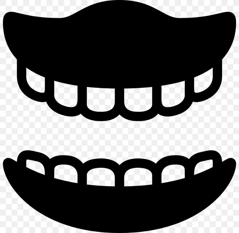 Dentistry Tooth Dentures, PNG, 800x800px, Dentistry, Artwork, Black And White, Dentist, Dentures Download Free