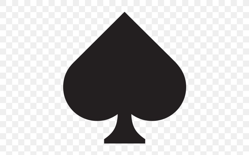 Playing Card Ace Of Spades Suit, PNG, 512x512px, Playing Card, Ace Of Spades, Black And White, Card Game, Icon Design Download Free