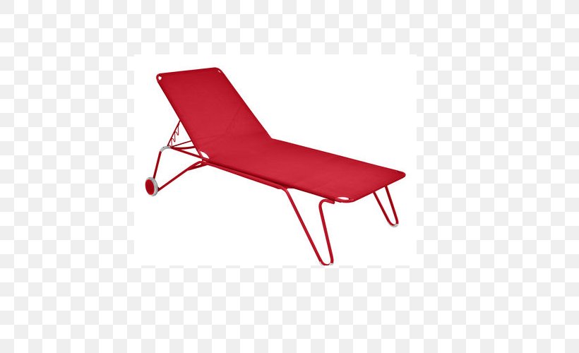 Sunlounger Deckchair Chaise Longue Garden Fermob SA, PNG, 500x500px, Sunlounger, Aluminium, Chair, Chaise Longue, Comfort Download Free