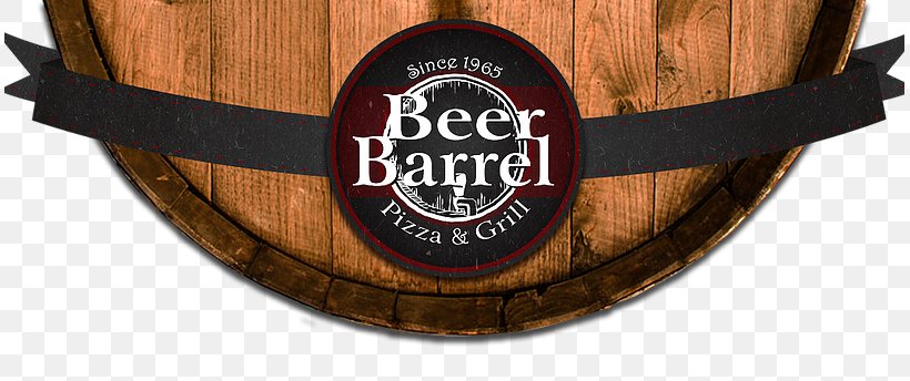 Beer Barrel Pizza & Grill Beer Barrel Pizza & Grill Hamburger Buffalo Wing, PNG, 811x344px, Pizza, Barrel, Beer, Brand, Buffalo Wing Download Free