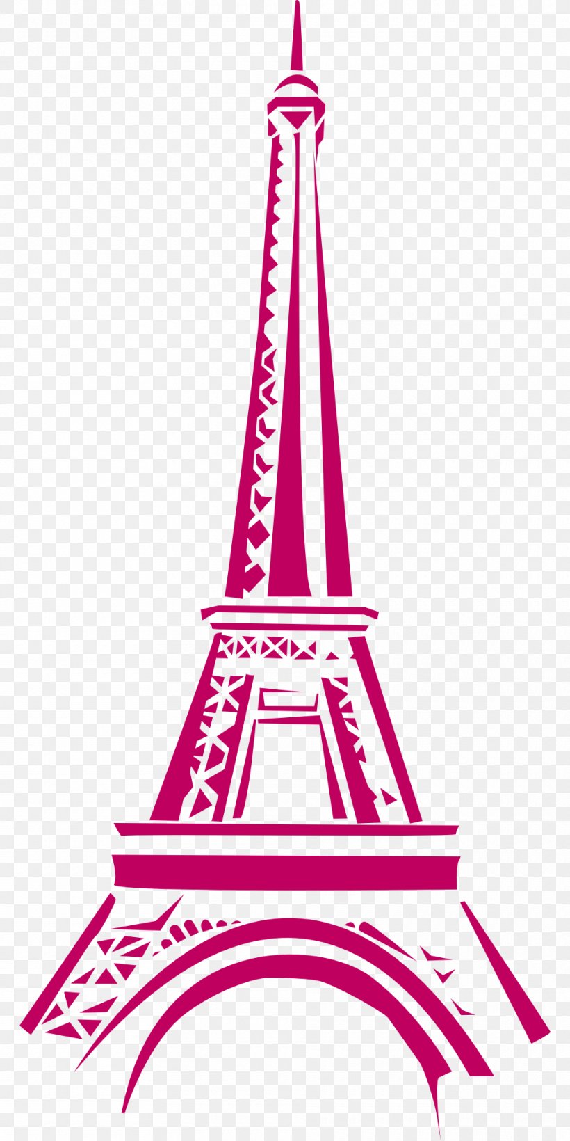 Eiffel Tower Clip Art, PNG, 960x1920px, Eiffel Tower, Magenta, Paris, Pink, Purple Download Free