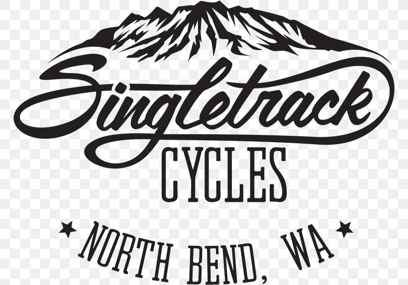 Single Track Single-speed Bicycle Cat Mammal Logo, PNG, 766x573px, Single Track, Area, Black, Black And White, Black M Download Free