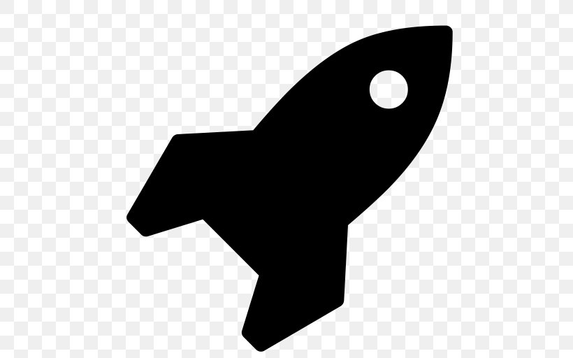Spacecraft Rocket Launch Silhouette, PNG, 512x512px, Spacecraft, Beak, Black, Black And White, Drawing Download Free