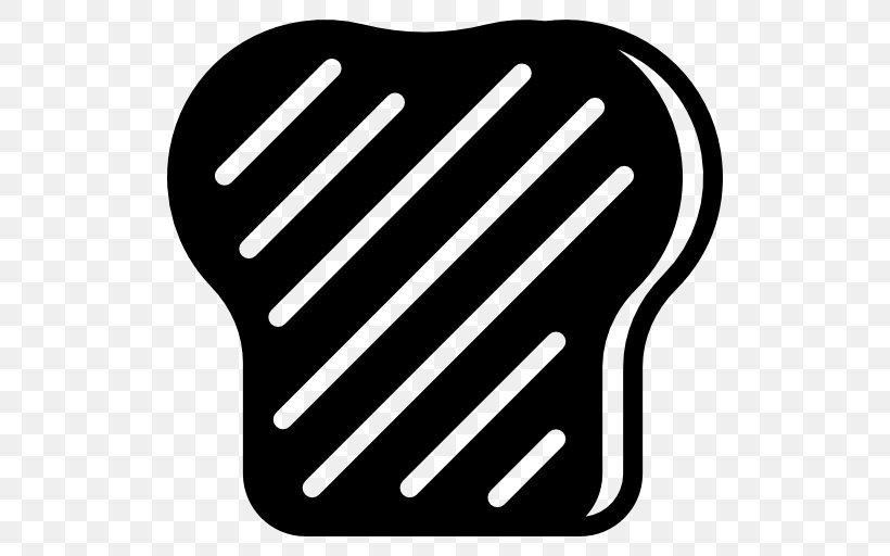 Toast Breakfast, PNG, 512x512px, Toast, Black, Black And White, Bread, Breakfast Download Free