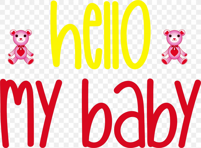 Hello My Baby Valentines Day Quote, PNG, 3000x2206px, Hello My Baby, Baby Shower, Infant, Logo, Pregnancy Download Free