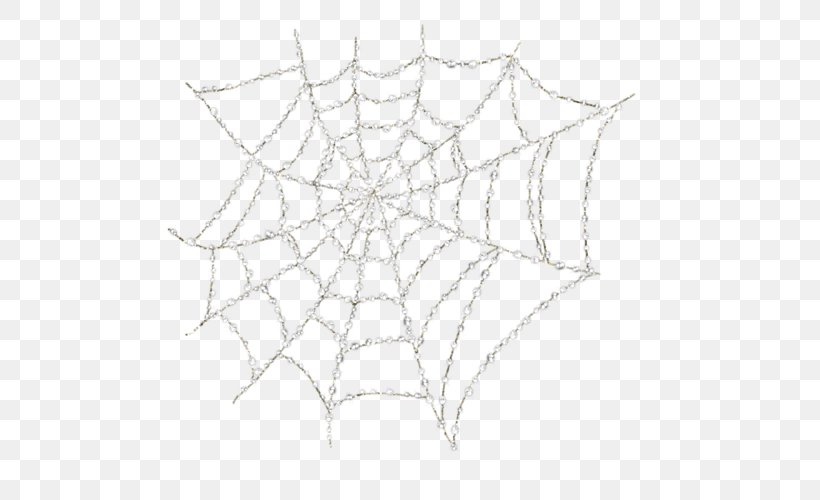 Spider Silk Spider Web Clip Art, PNG, 500x500px, Spider, Arachnid, Area, Black And White, Computer Download Free
