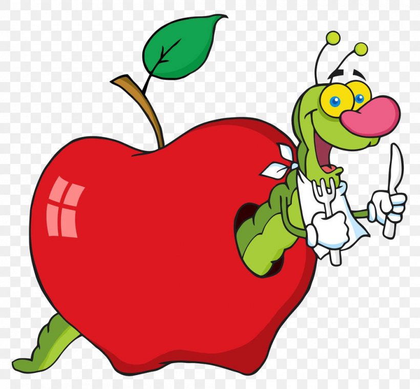 Worm Apple Clip Art, PNG, 1000x926px, Watercolor, Cartoon, Flower, Frame, Heart Download Free