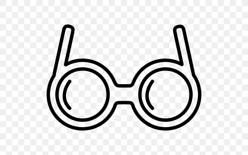 Glasses Circle Shape Clip Art, PNG, 512x512px, Glasses, Area, Black, Black And White, Disk Download Free