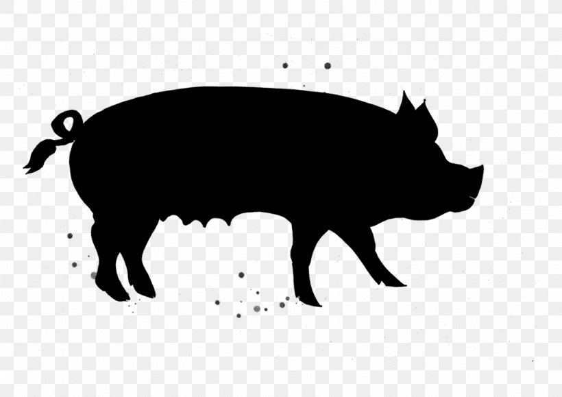 Pig Cartoon, PNG, 1024x724px, Pig, Black, Black M, Boar, Bovine Download Free
