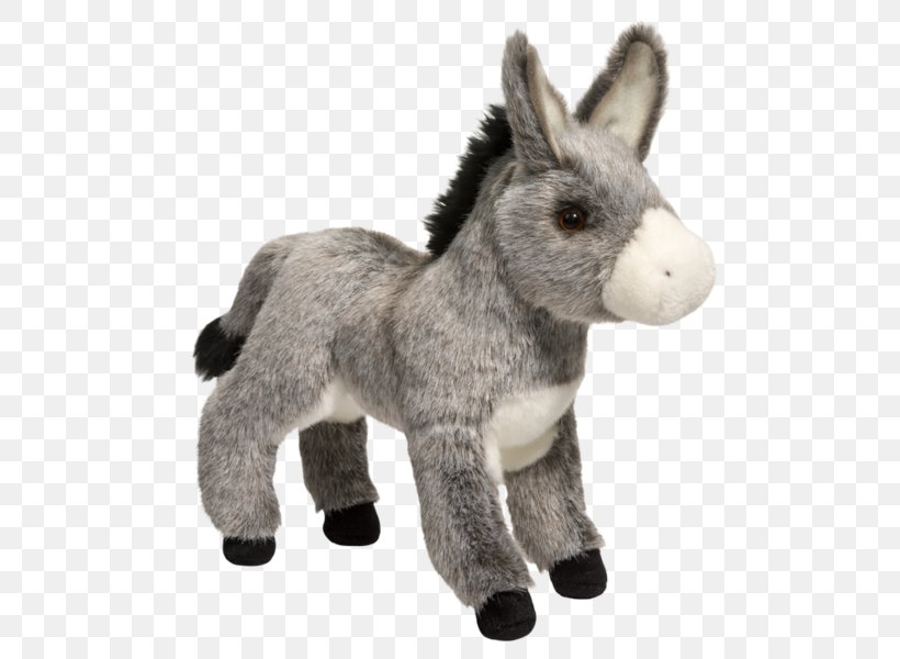 Stuffed Animals & Cuddly Toys Plush Donkey Amazon.com, PNG, 600x600px, Stuffed Animals Cuddly Toys, Amazoncom, Animal Figure, Aurora World Inc, Child Download Free