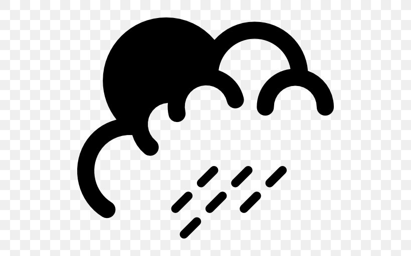Rain Clip Art, PNG, 512x512px, Rain, Black, Black And White, Cloud, Meteorology Download Free