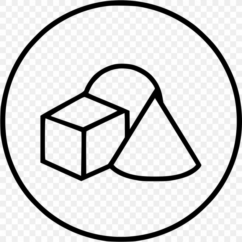 Geometry Icon Design Circle, PNG, 981x982px, Geometry, Area, Black And White, Icon Design, Line Art Download Free