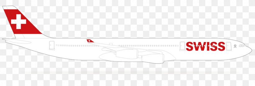 Aircraft Swiss International Air Lines Boeing 777 Airbus A340 Airplane, PNG, 940x320px, Aircraft, Airbus A320 Family, Airbus A340, Airplane, Area Download Free